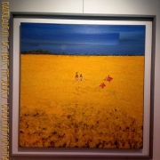 Syed Jahangir - Kite flying in mustard field